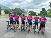 Gruppenfoto am Ziel in Lourdes