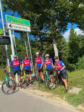 Gruppenfoto auf dem Feldberg in 1200 m Hhe